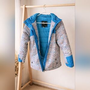 Arctix Blue and Gray Kids Puffer Jacket